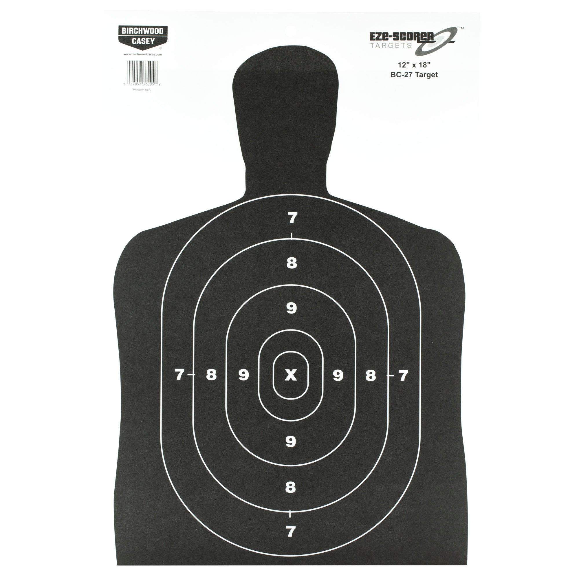 Birchwood Casey B/C Eze-Scorer BC-27 Target Pack - 100 Sheets of 12x18 Inch Targets for Shooting Practice