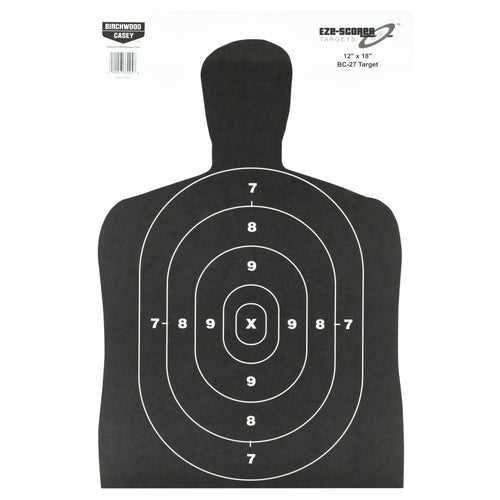 Birchwood Casey B/C Eze-Scorer BC-27 Target Pack - 100 Sheets of 12x18 Inch Targets for Shooting Practice