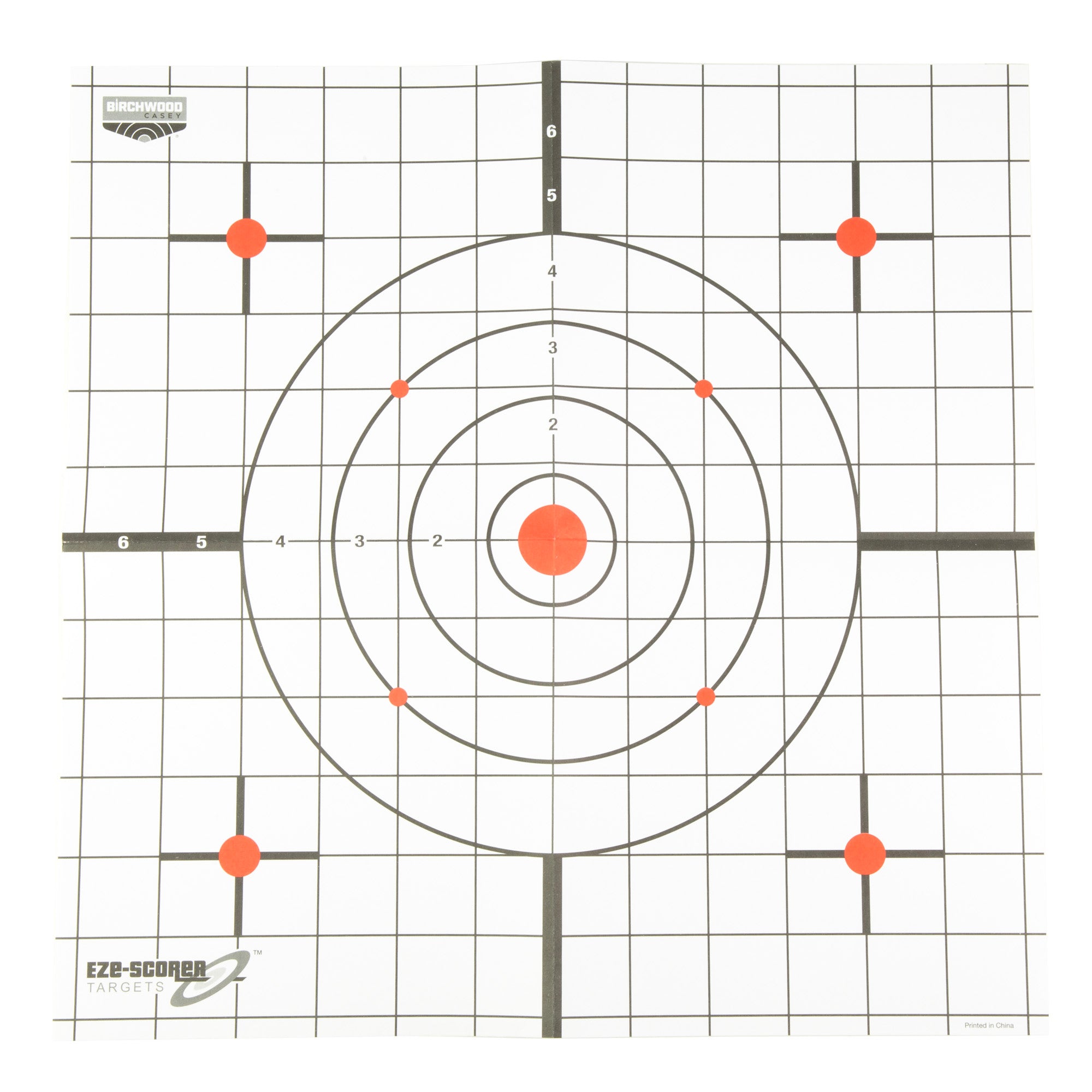 Birchwood Casey B/C Eze-Scorer Thermal Target 4-Pack – High Visibility Shooting Targets for Range Practice