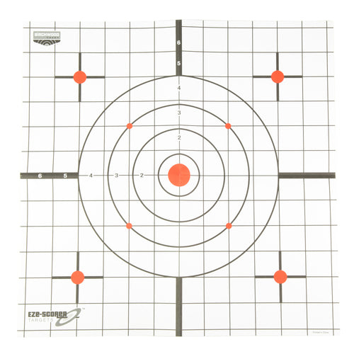 Birchwood Casey B/C Eze-Scorer Thermal Target 4-Pack – High Visibility Shooting Targets for Range Practice