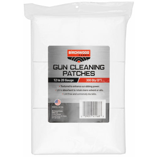 Birchwood Casey B/C Patches 12-20 Gauge Cleaning Patches (300 Pack)