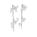 Birchwood Casey B/C Rimfire AR500 Animal Target Set - Durable Steel Targets for Shooting Practice