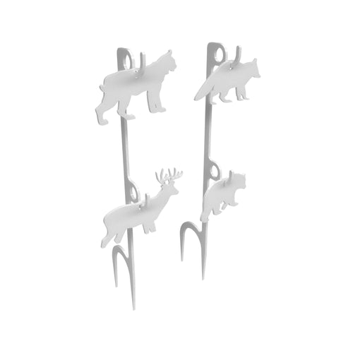 Birchwood Casey B/C Rimfire AR500 Animal Target Set - Durable Steel Targets for Shooting Practice