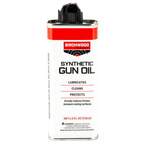 Birchwood Casey Synthetic Gun Oil 4.5 oz – High-Performance Gun Care for Firearms