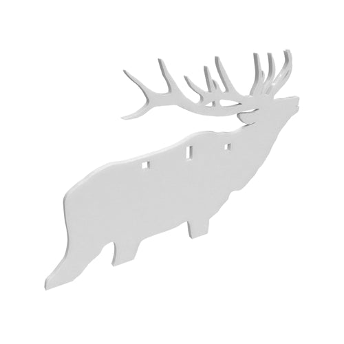 Birchwood Casey AR500 Gong Target - 3/8 Inch Thick Silhouette Elk Design
