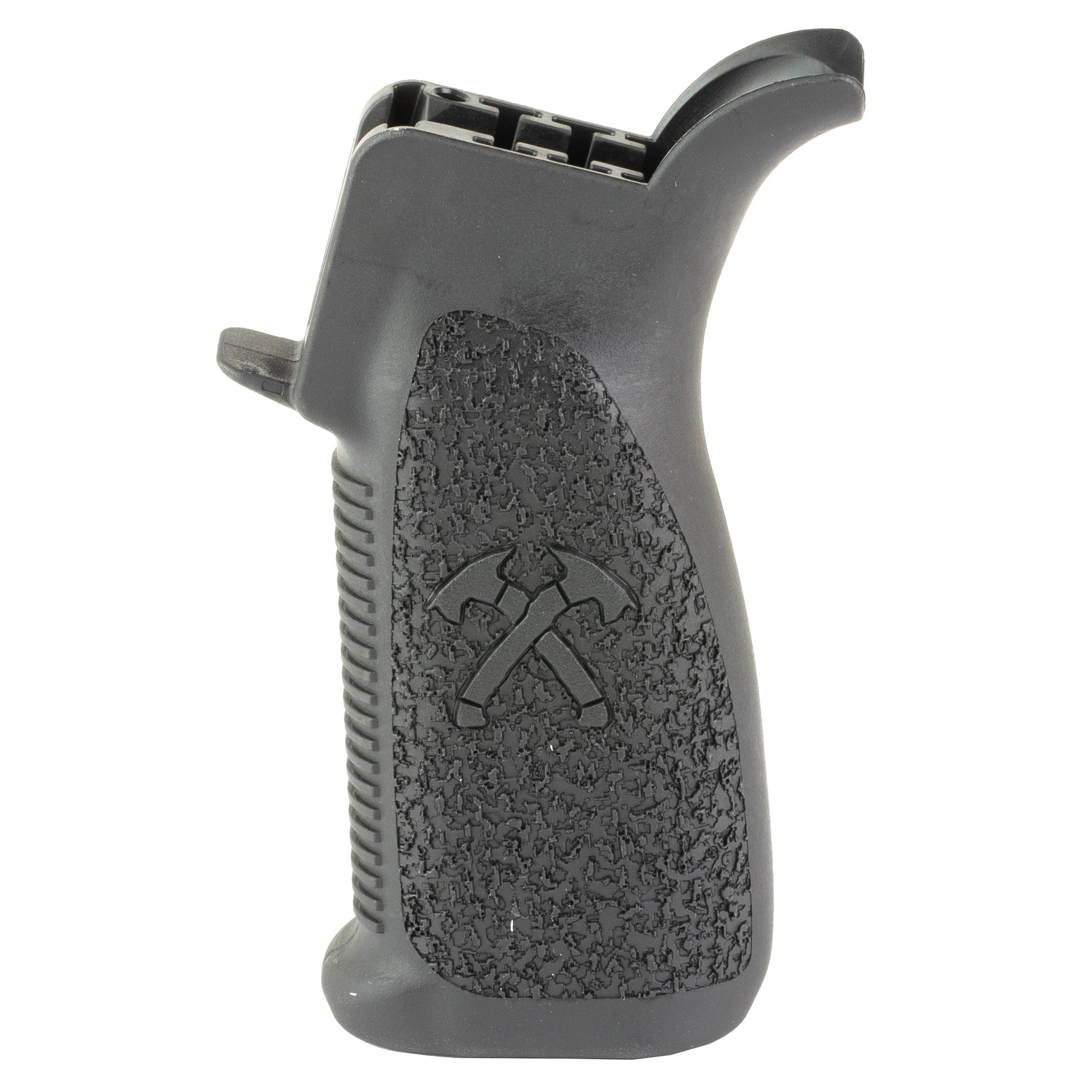 Bravo Company BCM-GFG-MOD-4JC-BLK Mod 4 Pistol Grip with Crossed Tomahawks Design