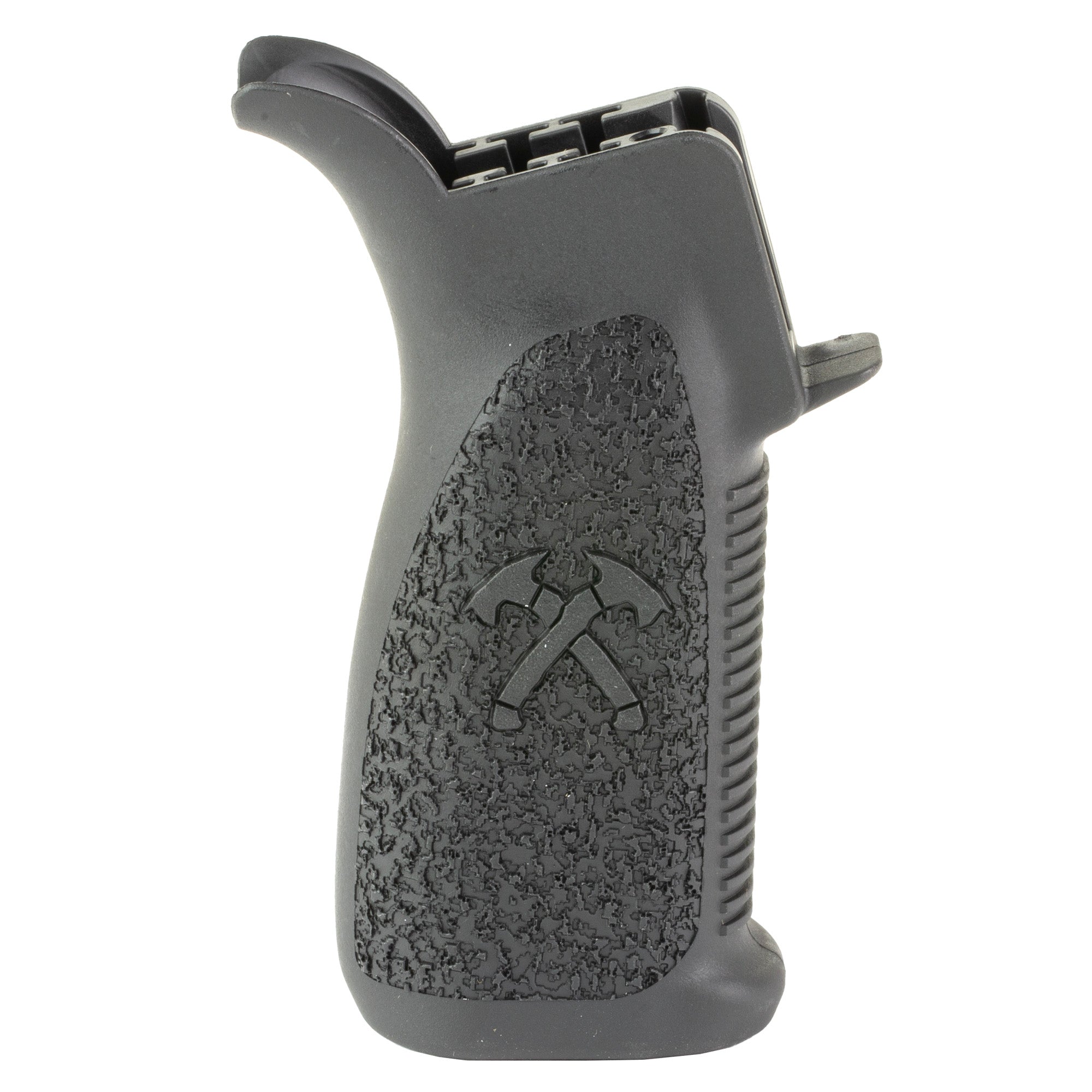 Bravo Company BCM-GFG-MOD-4JC-BLK Mod 4 Pistol Grip with Crossed Tomahawks Design