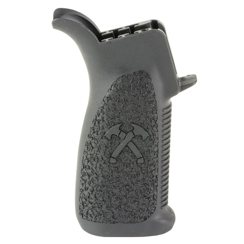 Bravo Company BCM-GFG-MOD-4JC-BLK Mod 4 Pistol Grip with Crossed Tomahawks Design