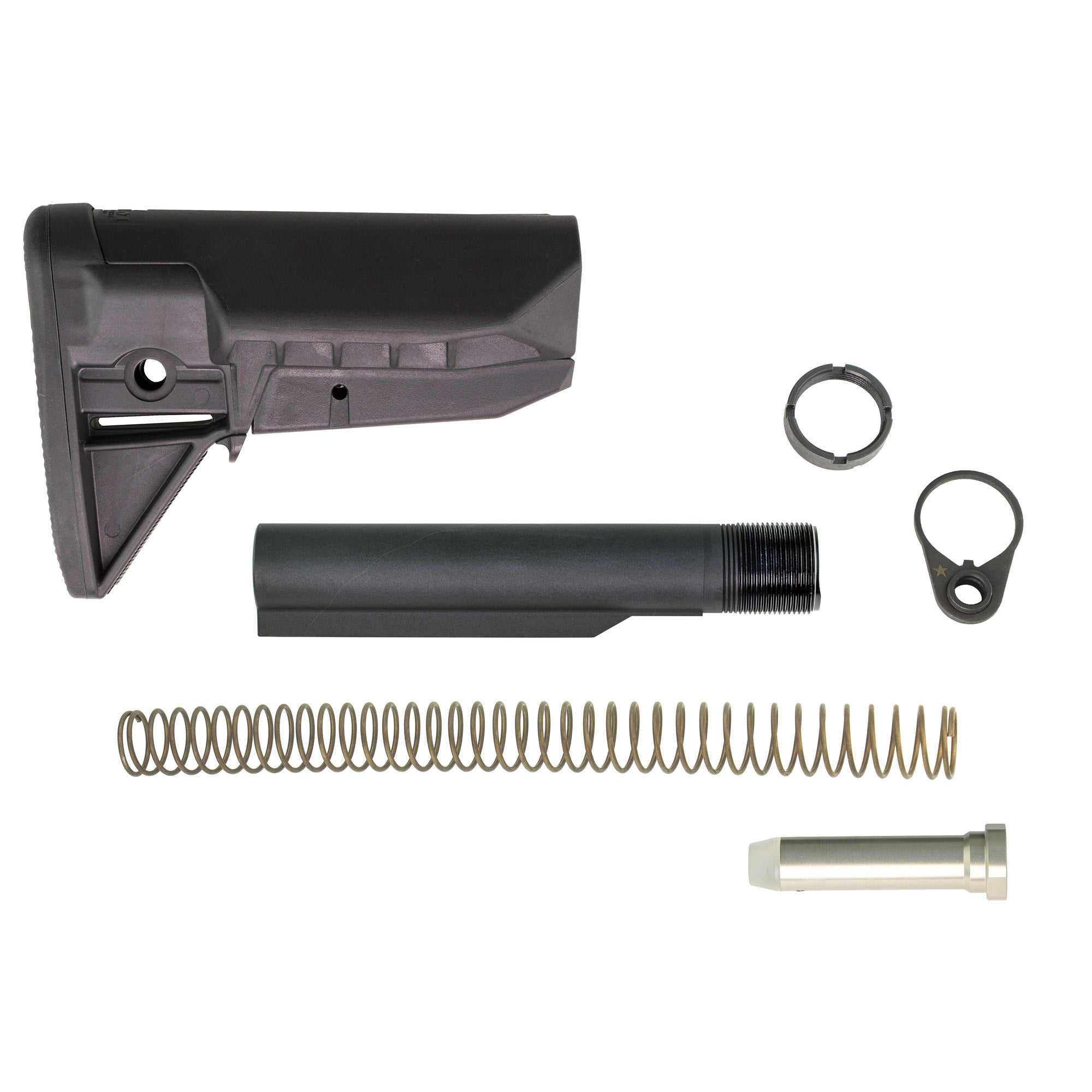 Bravo Company BCMGUNFIGHTER Stock Assembly Mod 0 SOPMOD for Mil-Spec Receivers - Black