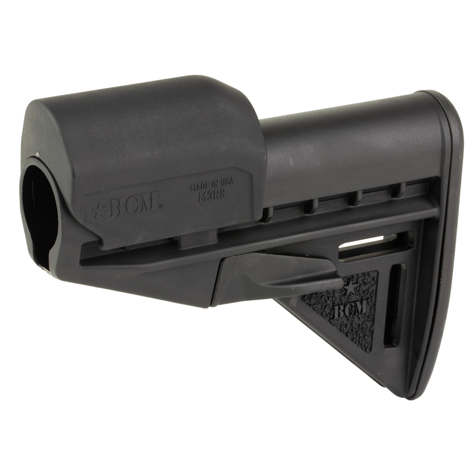 Bravo Company Mod 3 Stock with Riser in Black for M4 Rifles