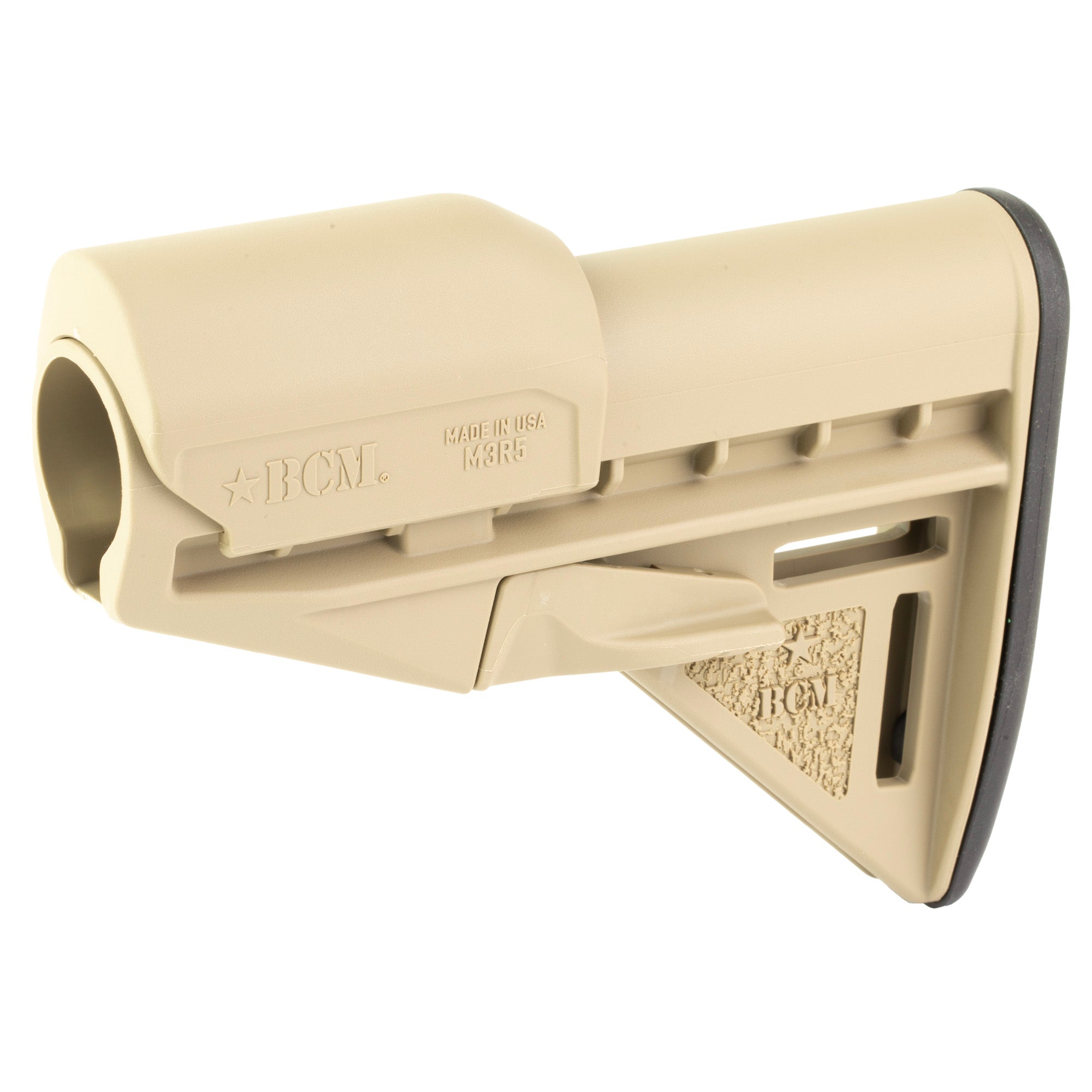 Bravo Company Mod 3 Stock with Riser in Flat Dark Earth for M4 Rifles