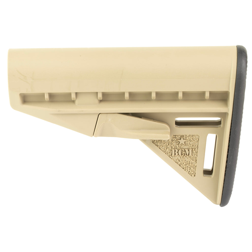 Bravo Company Mod 3 Stock with Riser in Flat Dark Earth for M4 Rifles