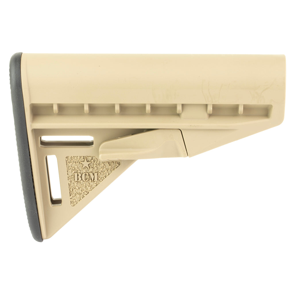 Bravo Company Mod 3 Stock with Riser in Flat Dark Earth for M4 Rifles