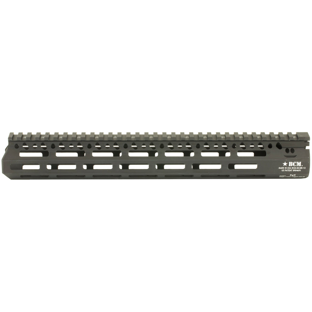 Bravo Company M-LOK Compatible Modular Rail (MCMR) 13-Inch Handguard - Black