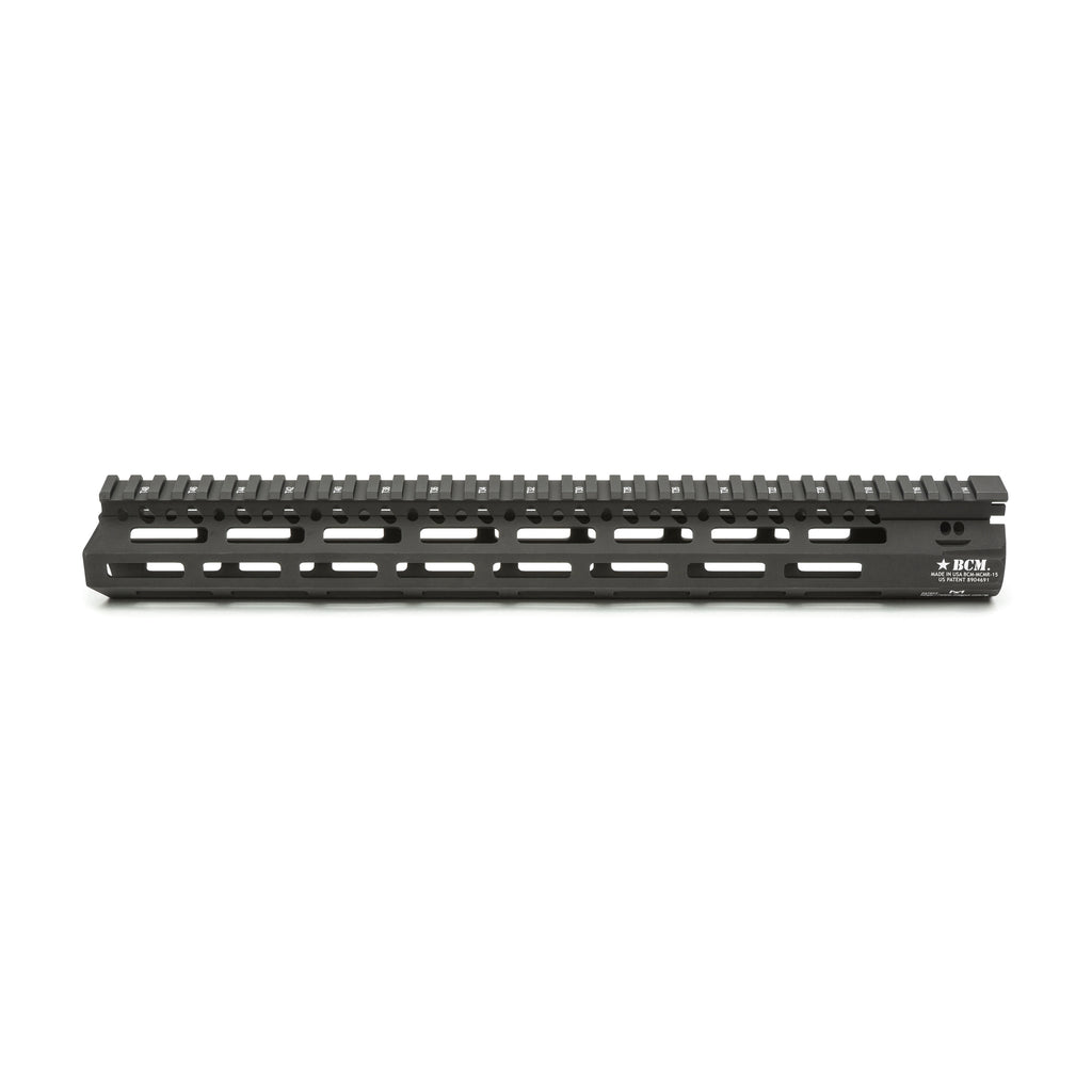 Bravo Company M-LOK Compatible Modular Rail (MCMR) 15-inch Handguard for AR-15 - Black