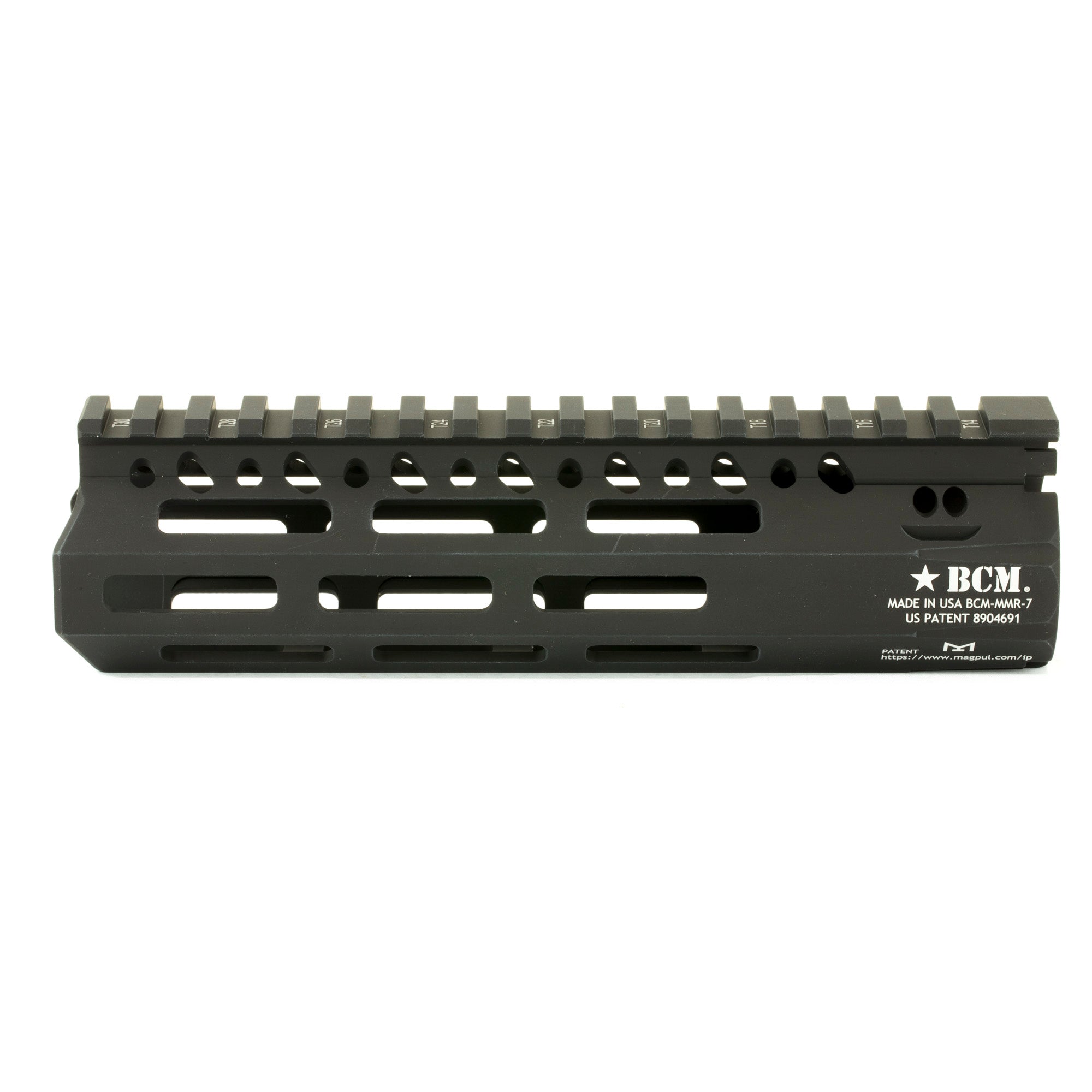 Bravo Company M-LOK Compatible Modular Rail (MCMR) for 5.56 Rifle - 7 Inches, Black