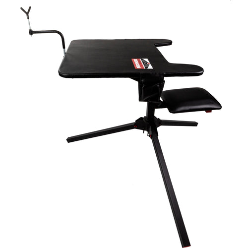 Birchwood Casey BC-MSB300 Swivel Action Shooting Bench with Adjustable Gun Rest and Padded Vinyl Top