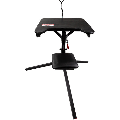 Birchwood Casey BC-MSB300 Swivel Action Shooting Bench with Adjustable Gun Rest and Padded Vinyl Top