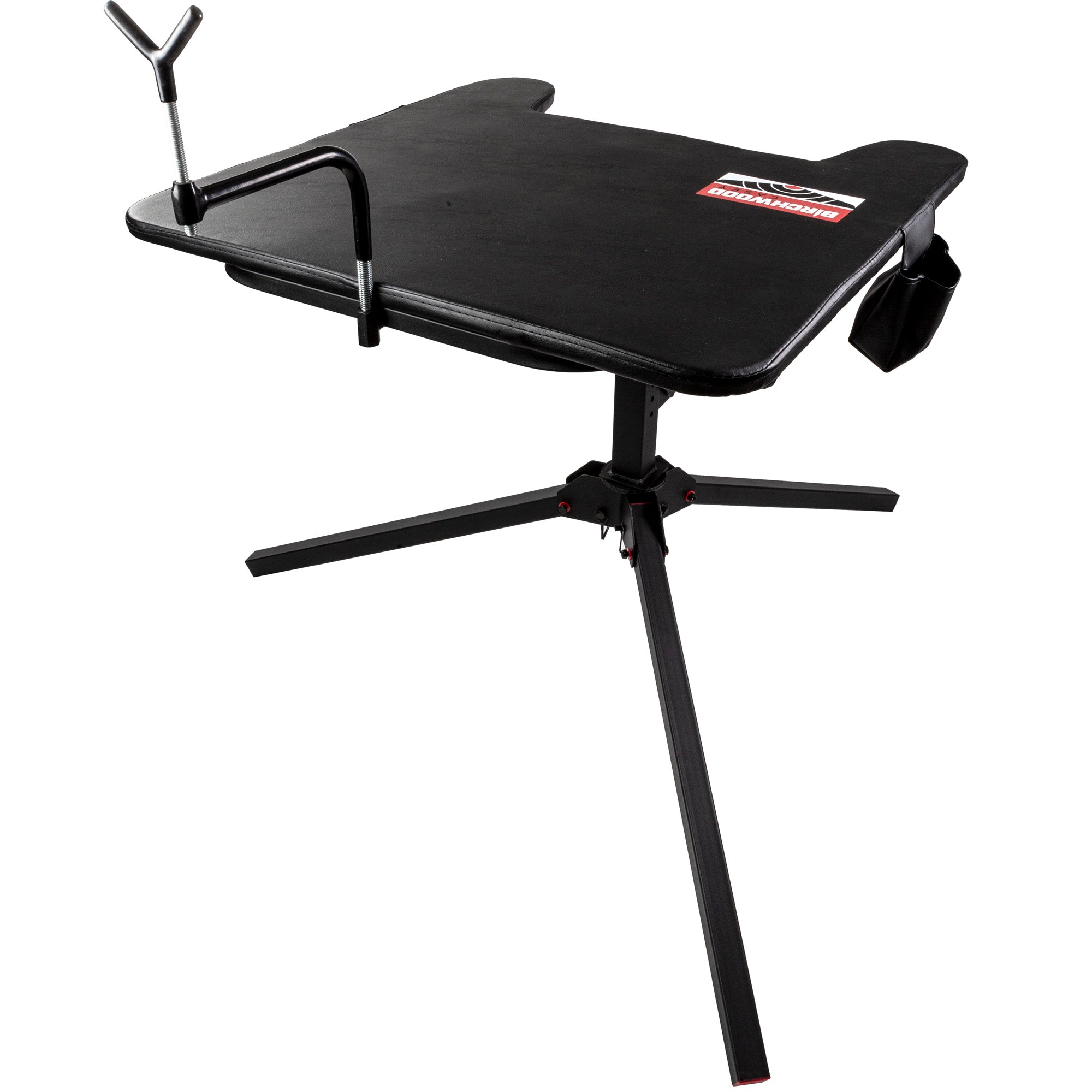 Birchwood Casey BC-MSB300 Swivel Action Shooting Bench with Adjustable Gun Rest and Padded Vinyl Top