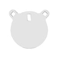 Birchwood Casey AR500 Gong 6-inch Steel Target Plate for Shooting Practice and Range Training