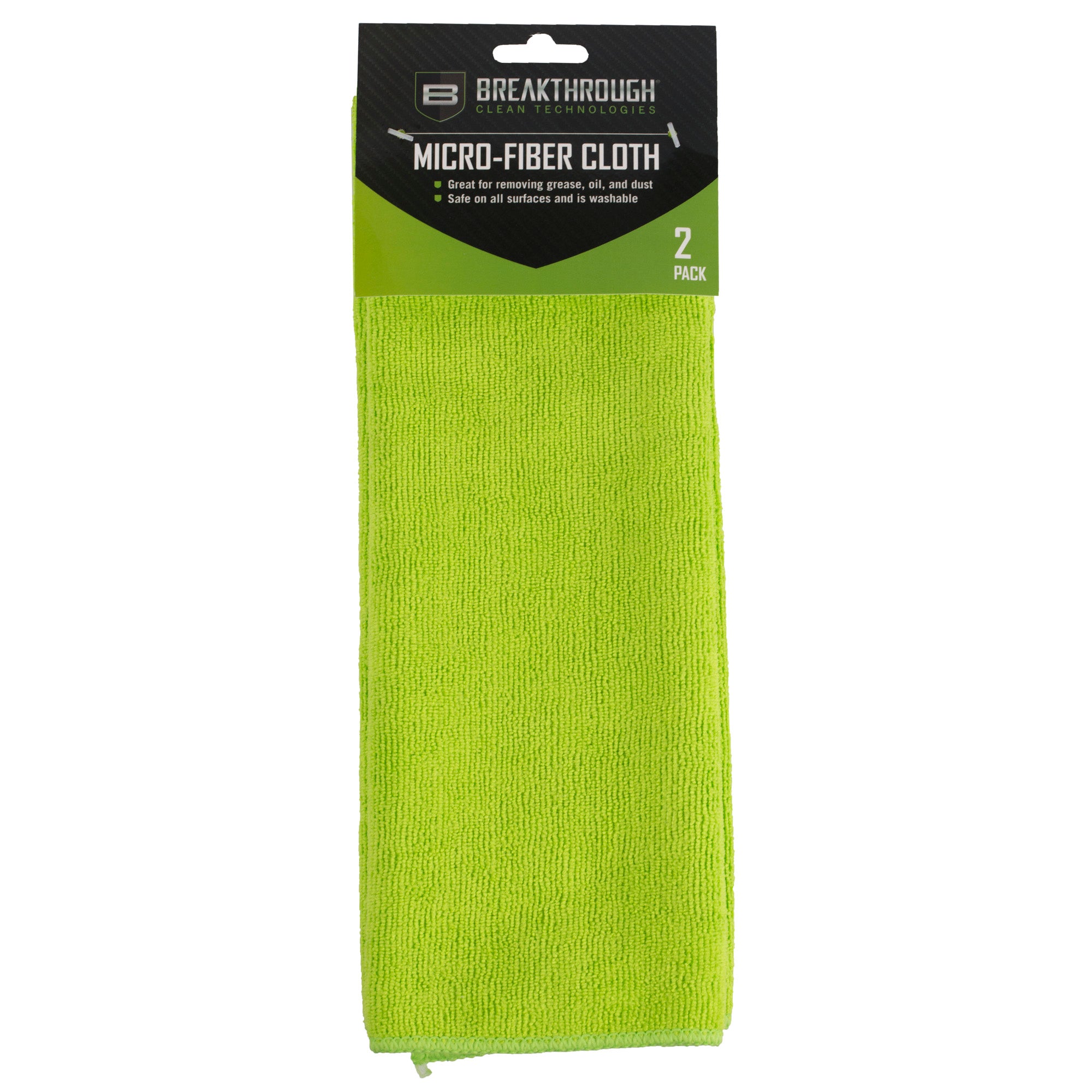Breakthrough Clean Technologies BCT Microfiber Towel 2-Pack - Gentle and Effective Gun Cleaning Cloths