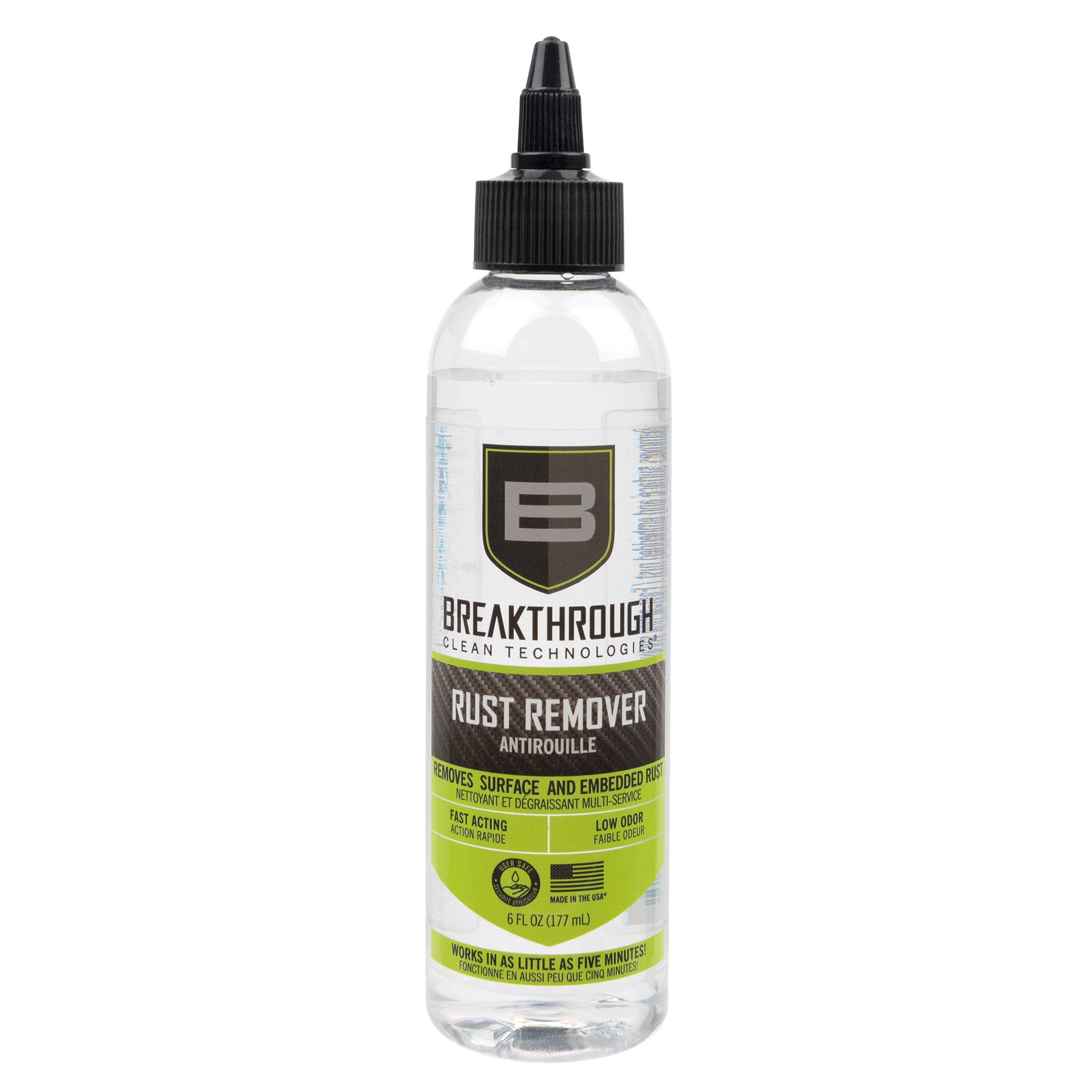Breakthrough Clean Technologies Rust Remover 6oz Cone Cap Bottle