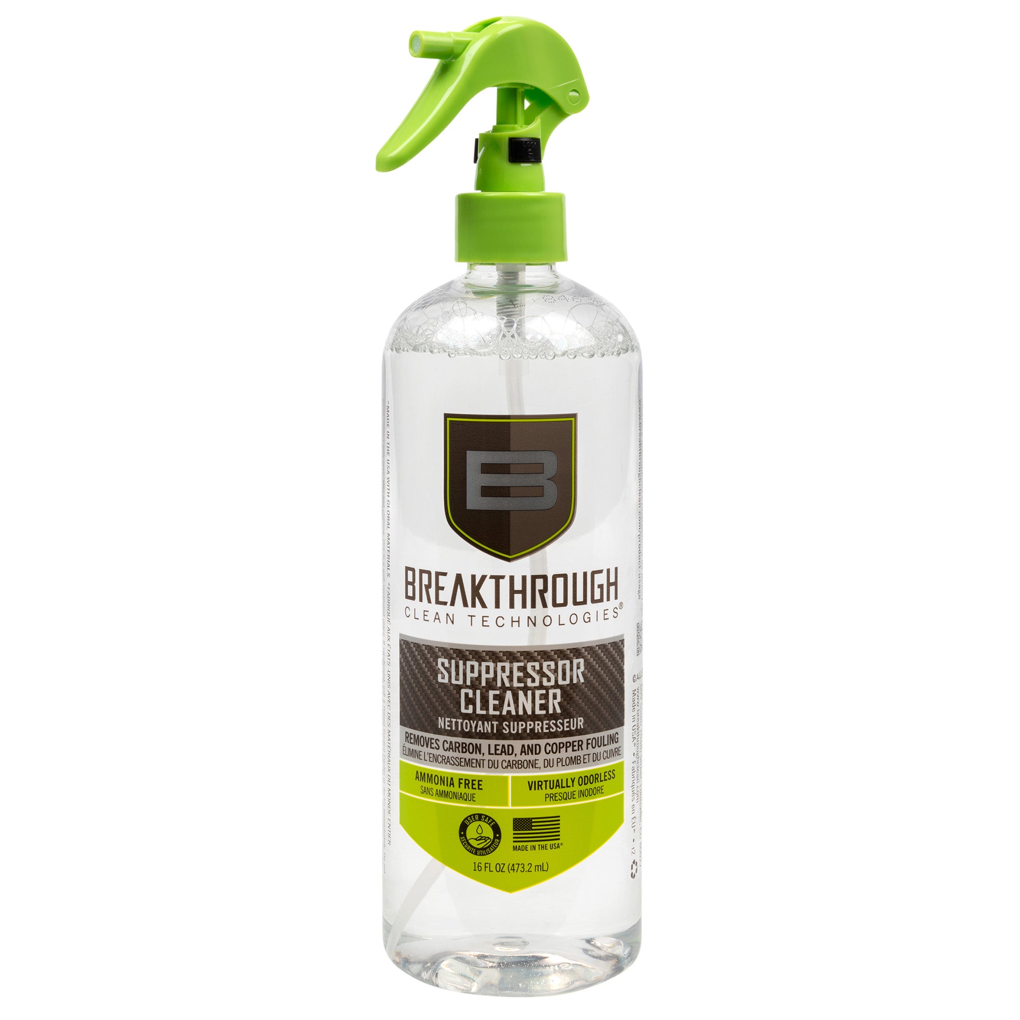 Breakthrough Clean Technologies BCT Suppressor Cleaner 16 oz – Effective Carbon, Lead & Copper Removal