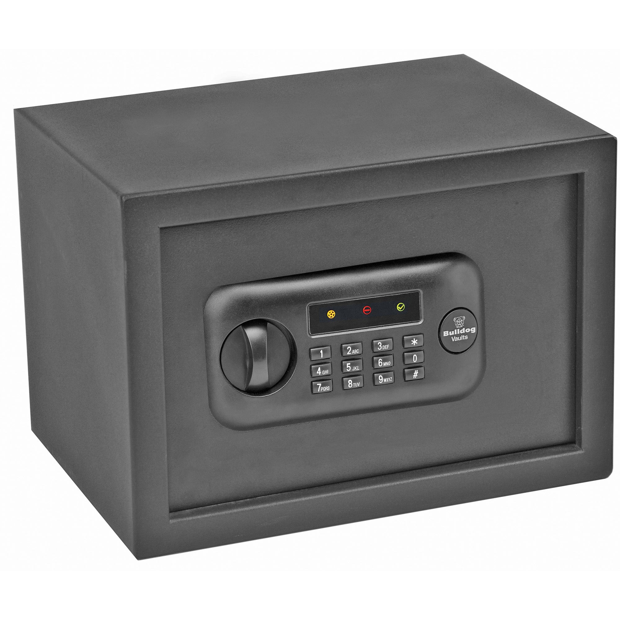 Bulldog Cases Pistol Vault BD1060 - Compact 13.5 x 10 x 10 Inch Black Gun Storage Case