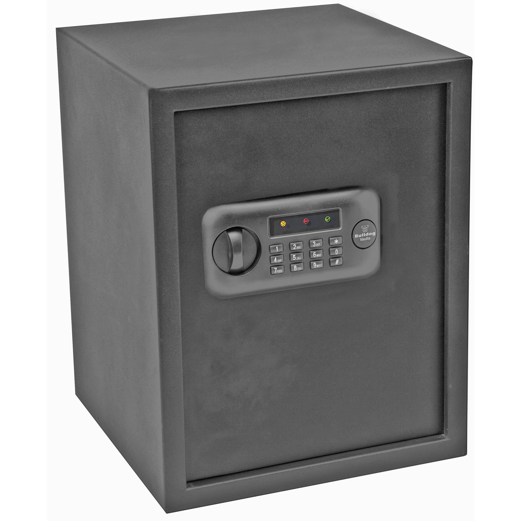 Bulldog Cases Pistol Vault with Shelf – Durable Black Storage Case for Handguns