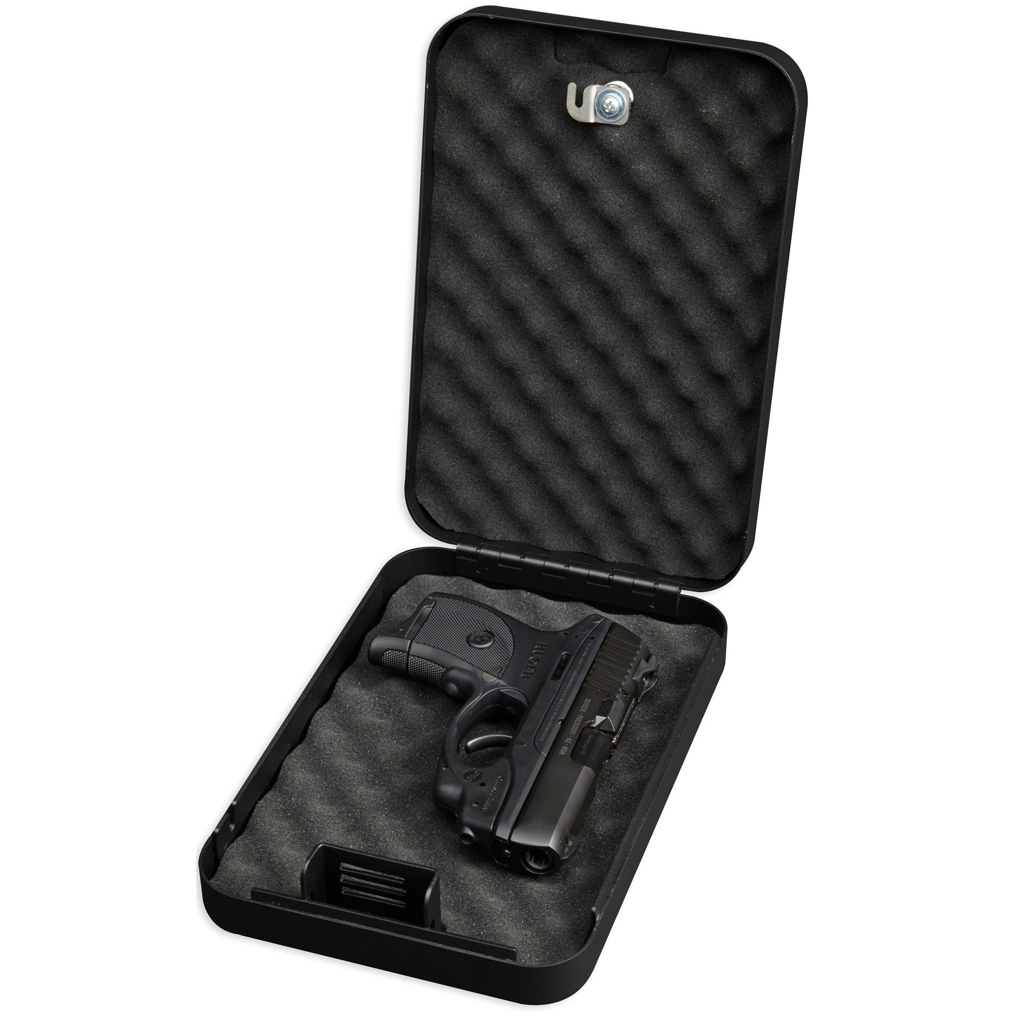 Bulldog Cases Personal Safe with Key Lock - Compact Black Storage Solution