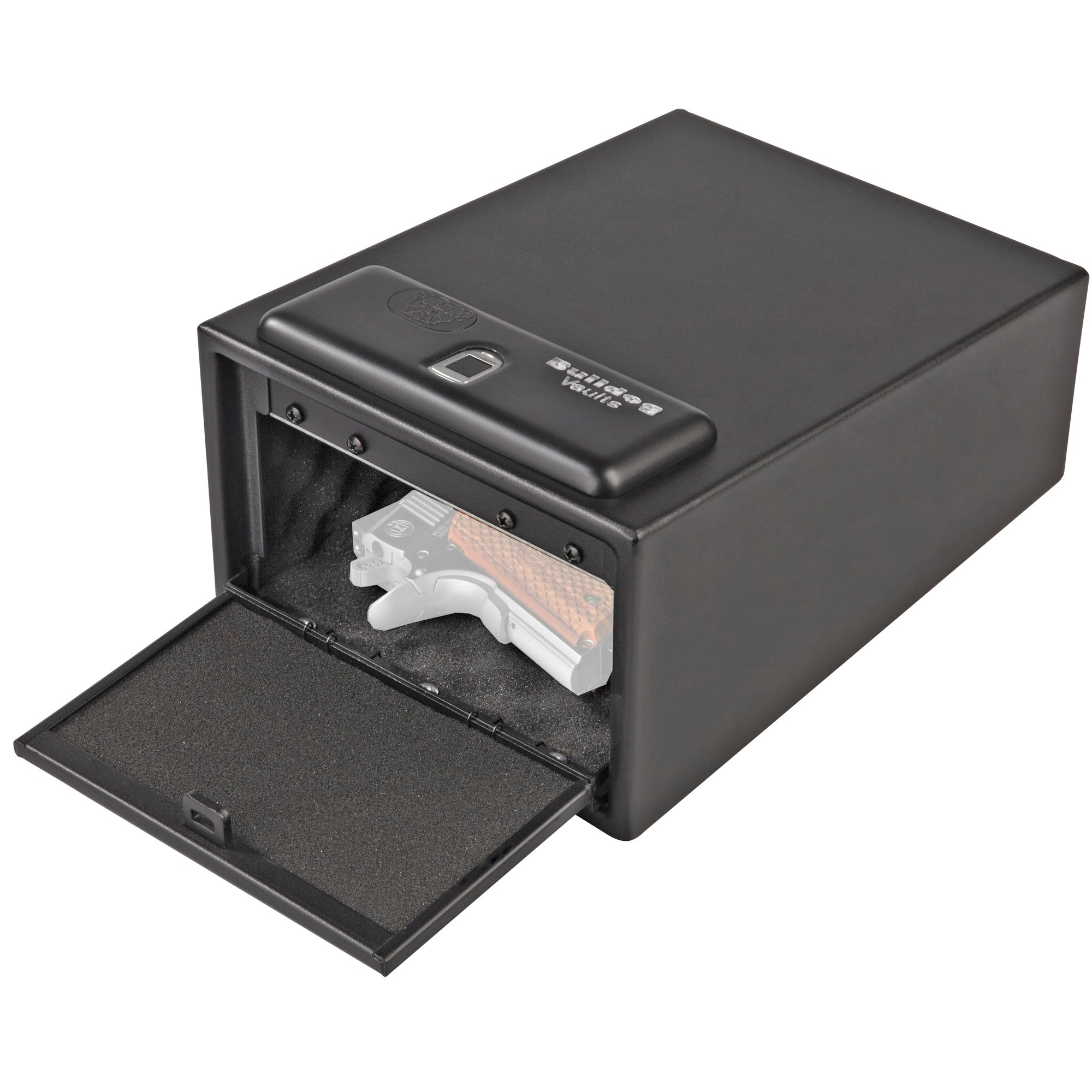 Bulldog Cases Magnum Biometric Pistol Vault - Black, 11.5 x 8 x 5.5 inches