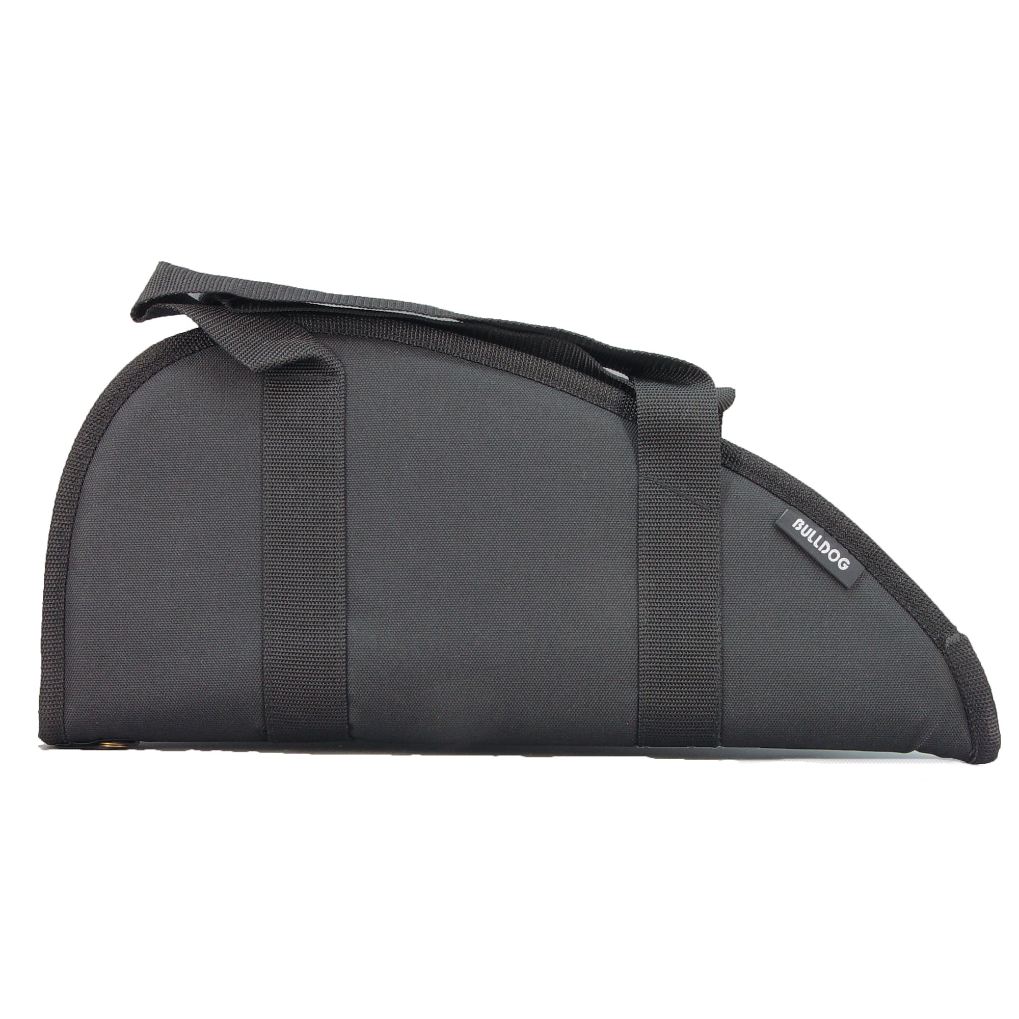 Bulldog Cases Large Pistol Rug - Black Nylon Pistol Case for Secure Weapon Storage