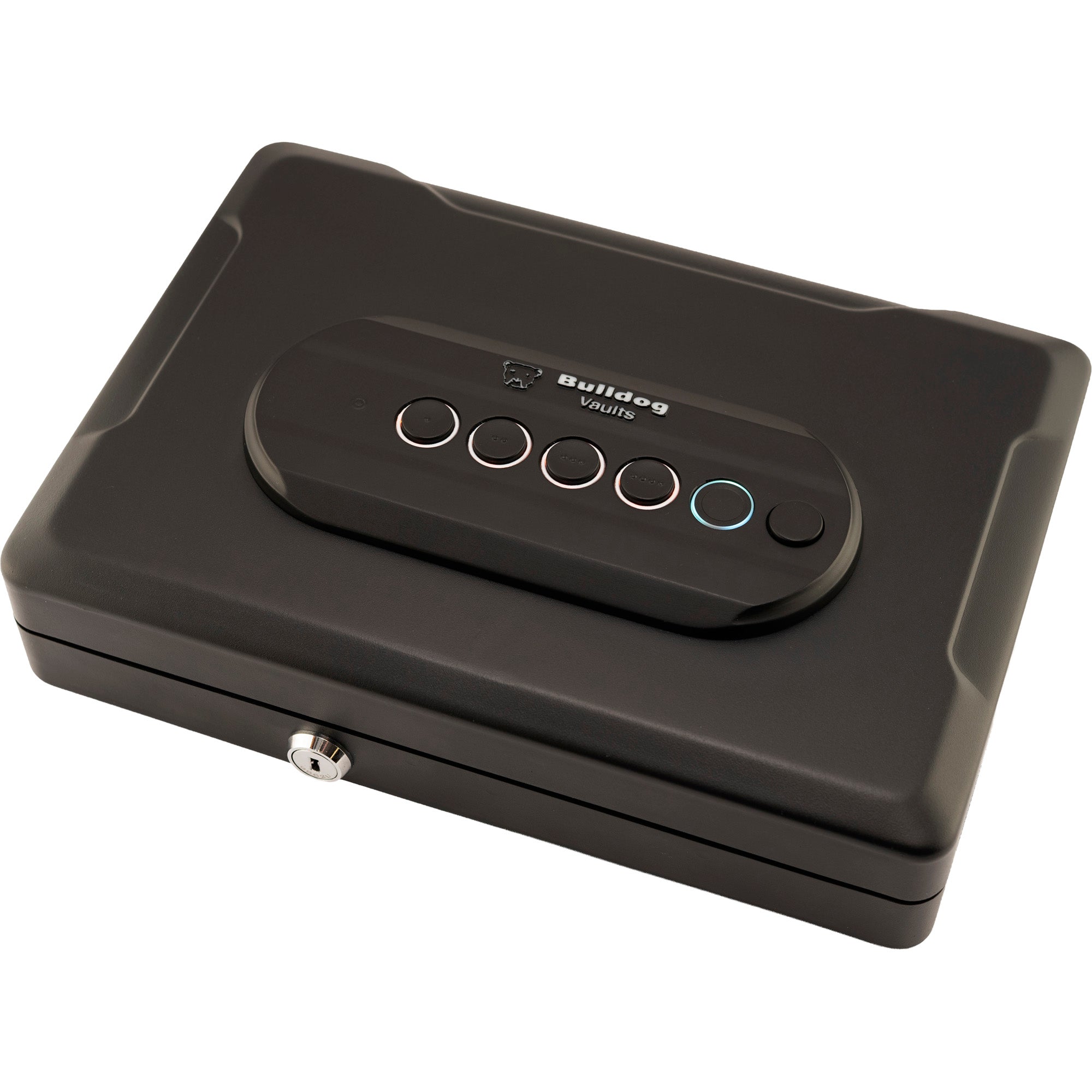 Bulldog Cases Pistol Vault Safe - Top Load Design, Black, 12 x 8.25 x 2.75 Inches