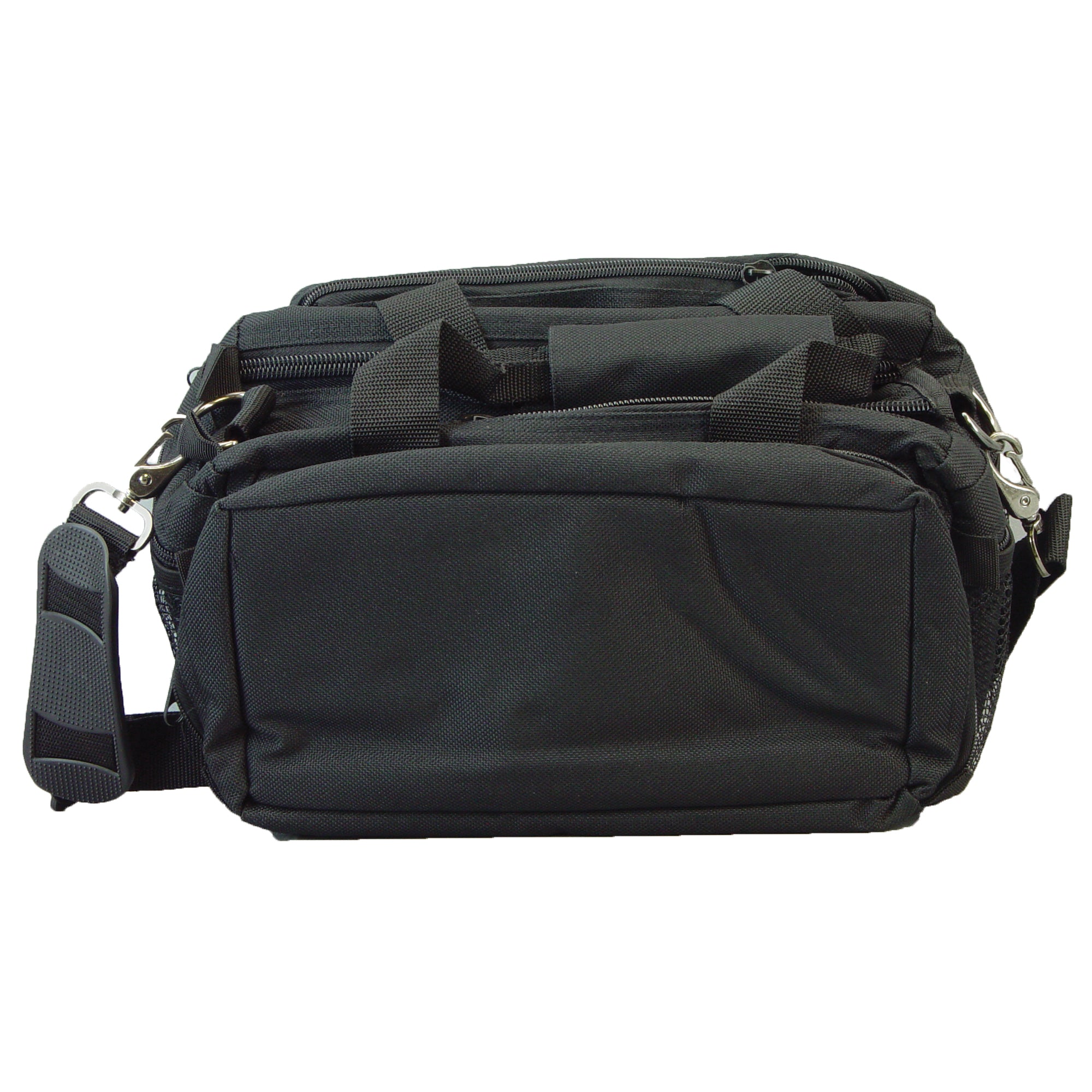 Bulldog Cases Deluxe Range Bag with Strap, Black Nylon - Model BD910