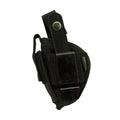 Bulldog Cases Extreme Outside Waistband Holster for Pistols - Ambidextrous Black Nylon Design