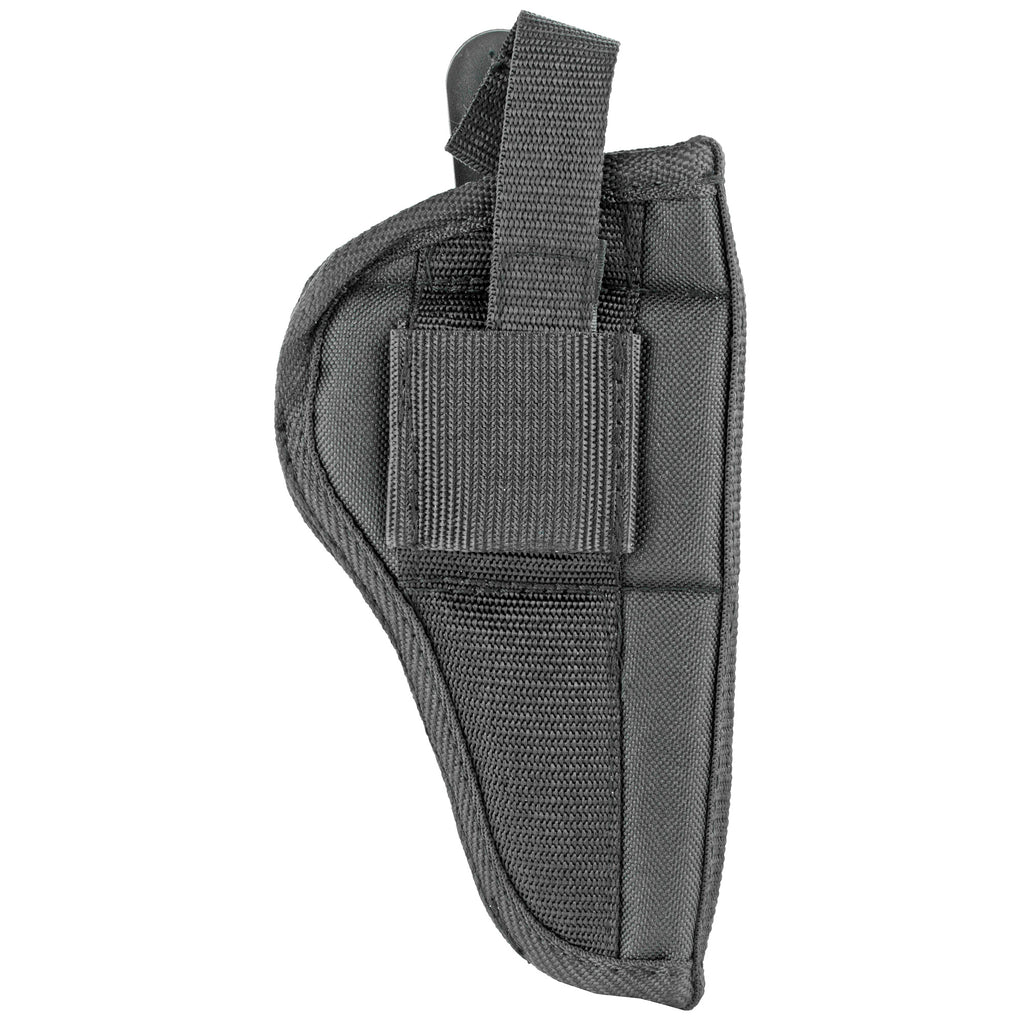 Bulldog Cases Extreme Pistol Holster - Outside Waistband Holster for 3 & 4 Inch Barrels, Ambidextrous, Black Nylon