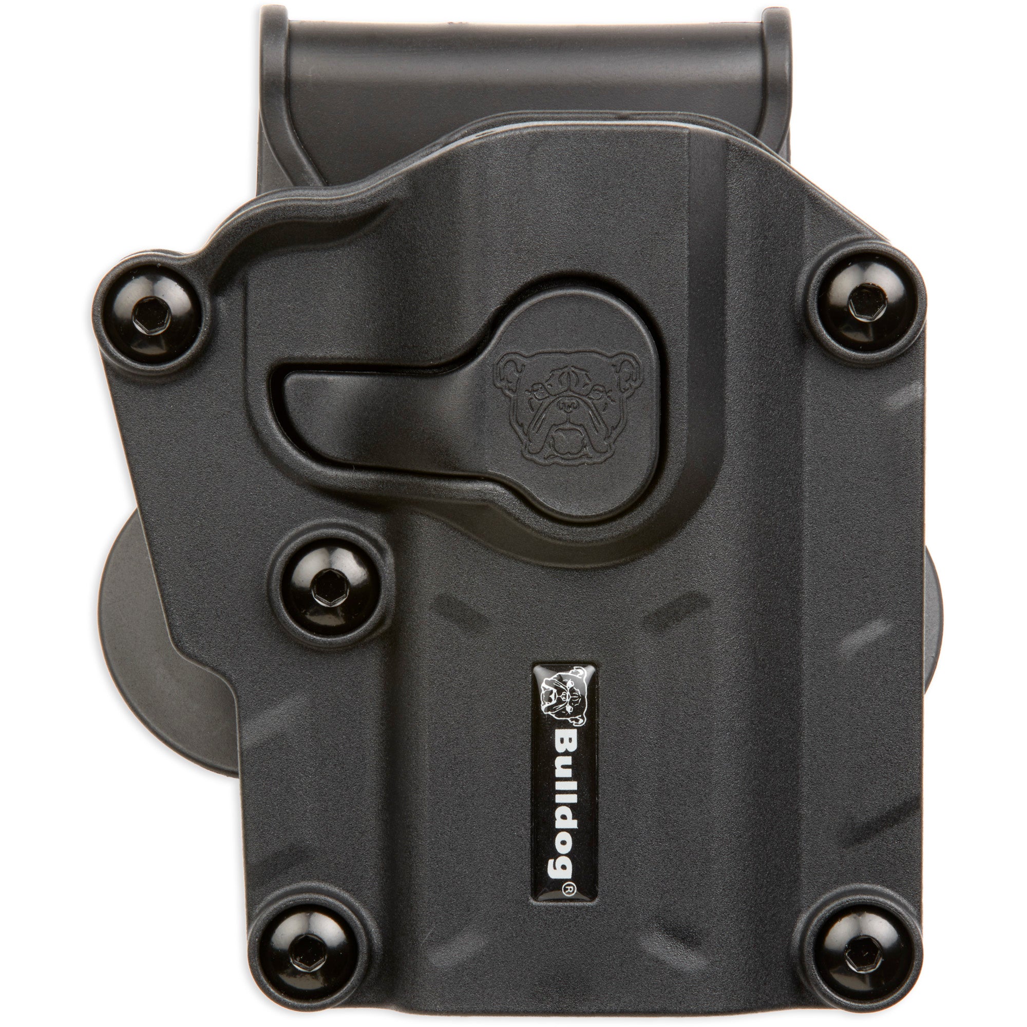Bulldog Cases Max Multi-Fit Outside Waistband Holster for Right Hand, Black Polymer