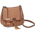 Bulldog Cases BDP-034 Cross Body Purse in Brown Leather
