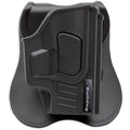 Bulldog Cases Rapid Release Right Hand Outside Waistband Holster in Black, Model RR-SWMPSEZ