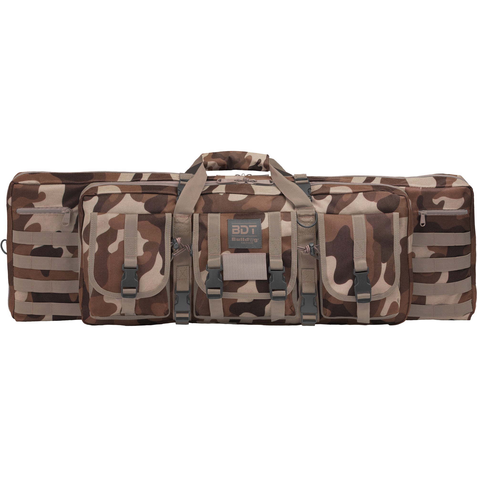 Bulldog Cases BDT35-36TBC Deluxe Double Rifle Case in Camo - 36 Inches