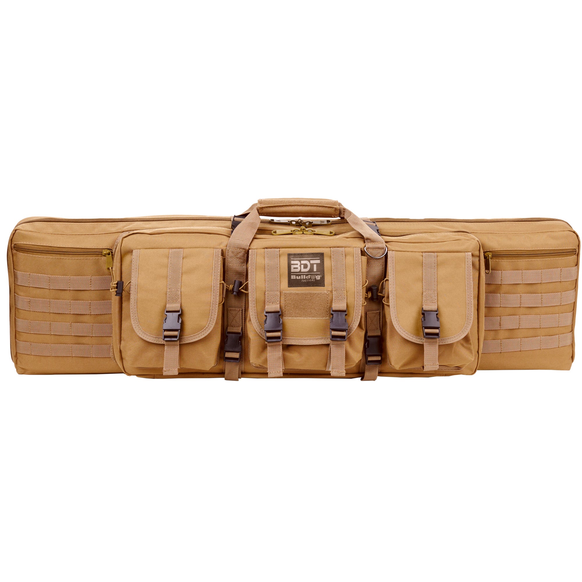 Bulldog Cases Deluxe Double Rifle Case 36 inches in Tan Nylon
