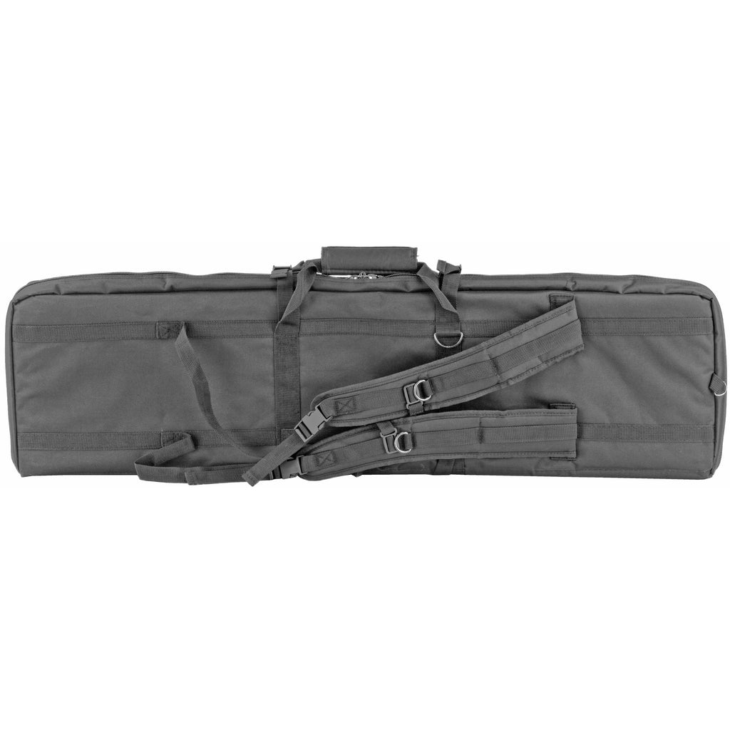 Bulldog Cases Tactical Double Rifle Case, 43-Inch, Black Nylon