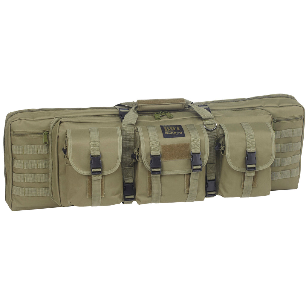 Bulldog Cases Tactical Double Rifle Case 43 Inches in Green Nylon