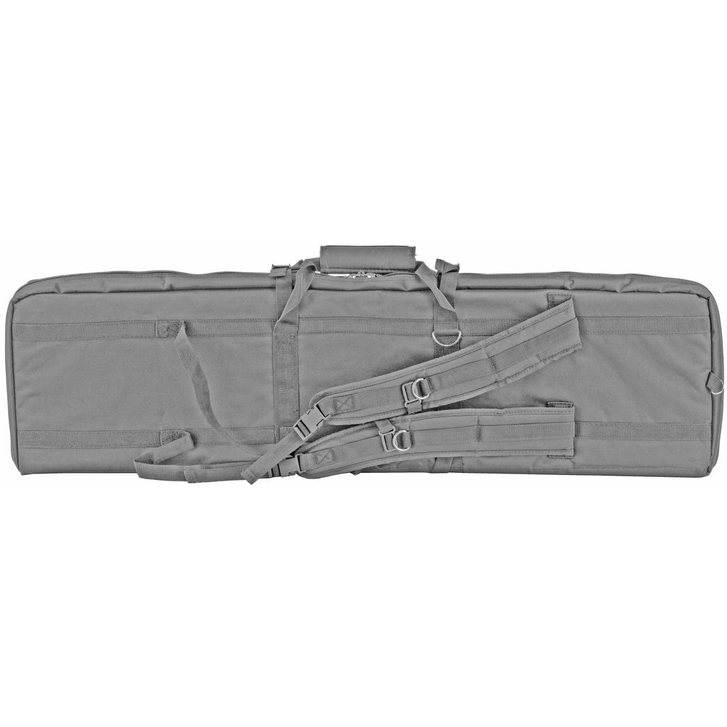 Bulldog Cases Tactical Double Rifle Case, 43-inch, Gray Nylon