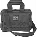 Bulldog Cases Deluxe 2-Pistol Range Bag in Black - Durable Nylon Storage Solution
