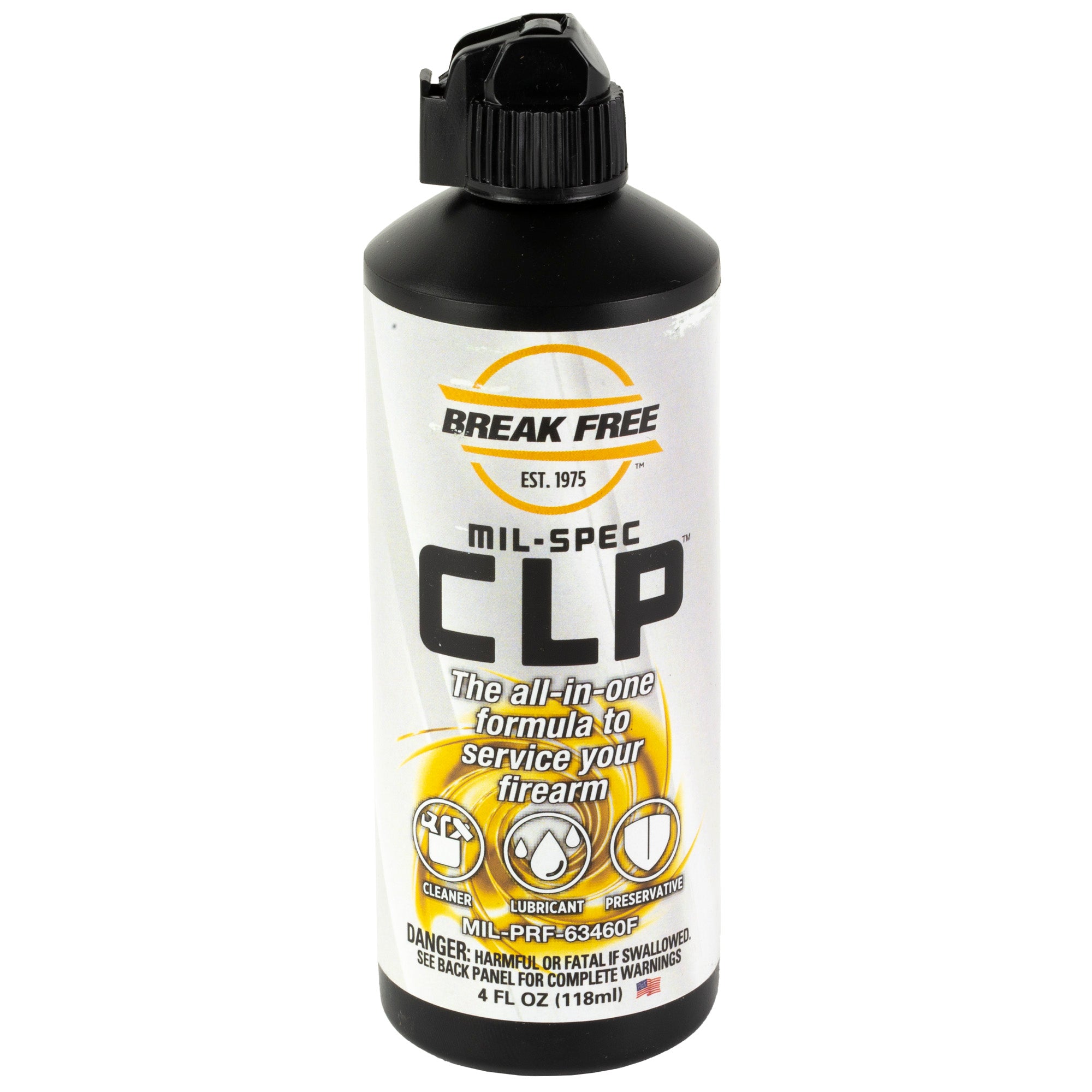 BreakFree CLP 4 oz. All-in-One Gun Cleaner, Lubricant, and Preservative