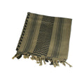 BLACKHAWK Tactical Shemagh OD/Black – 100% Cotton Desert Headwear for Sun and Sand Protection