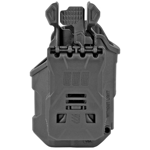 BLACKHAWK T-Series Right Hand Duty Holster for Glock 17 with TLR7/8 – Black Polymer
