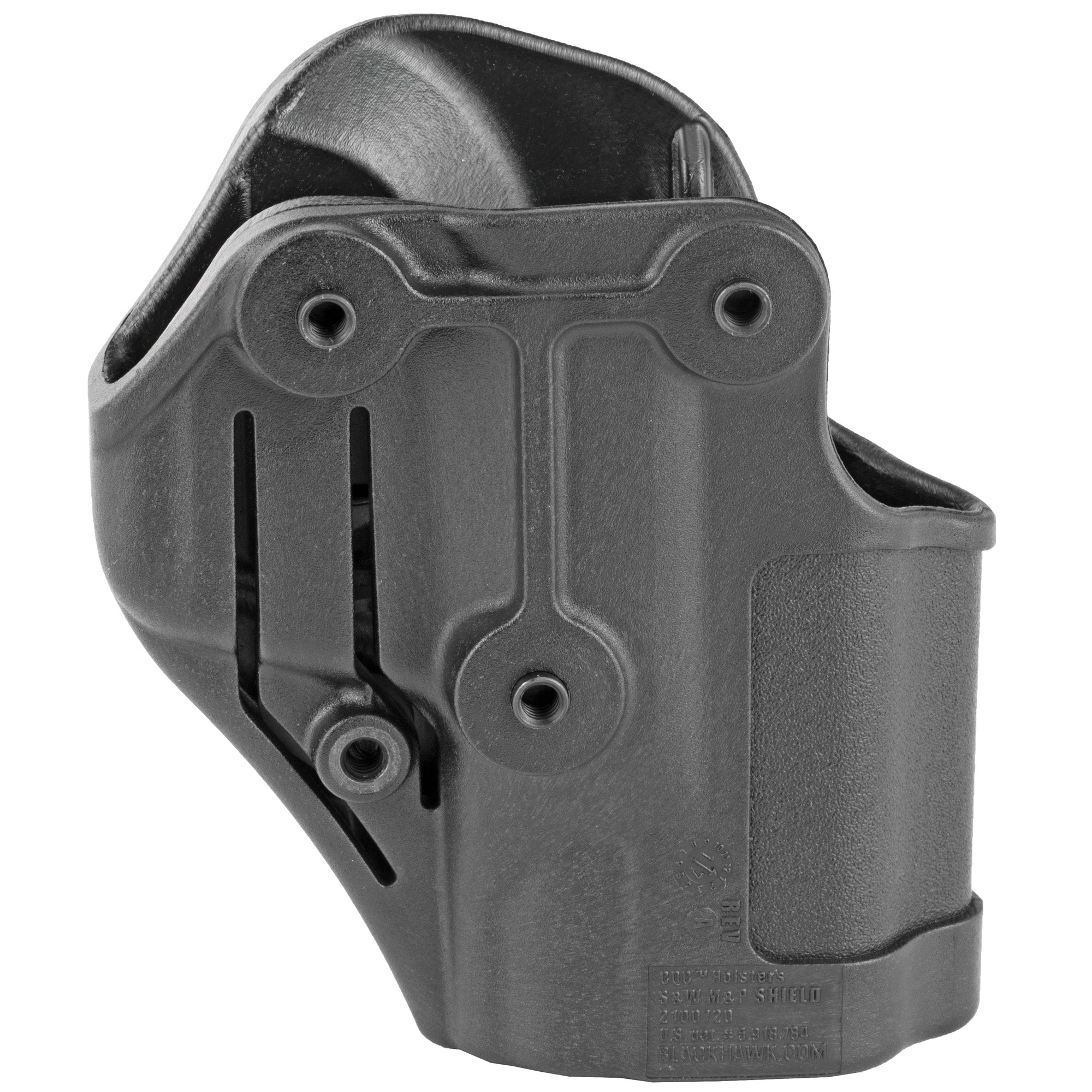 BLACKHAWK SERPA CQC Concealment Holster for Left-Handed Use - Black Polymer Duty Holster with Auto-Lock Technology