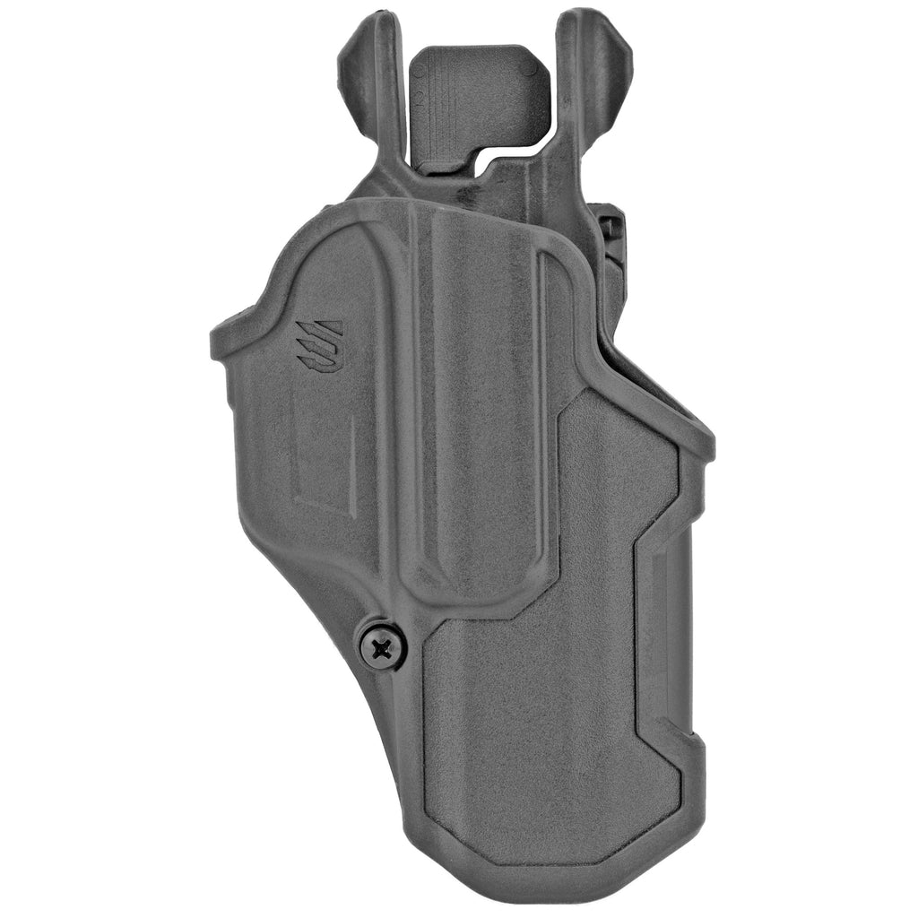 BLACKHAWK T-Series L2C Duty Holster for Glock 43, Right Hand, Black Polymer